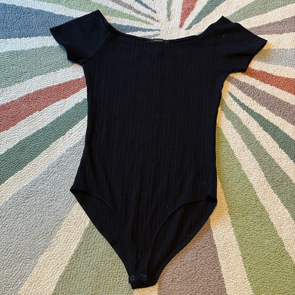Forever21 Ribbed Bodysuit